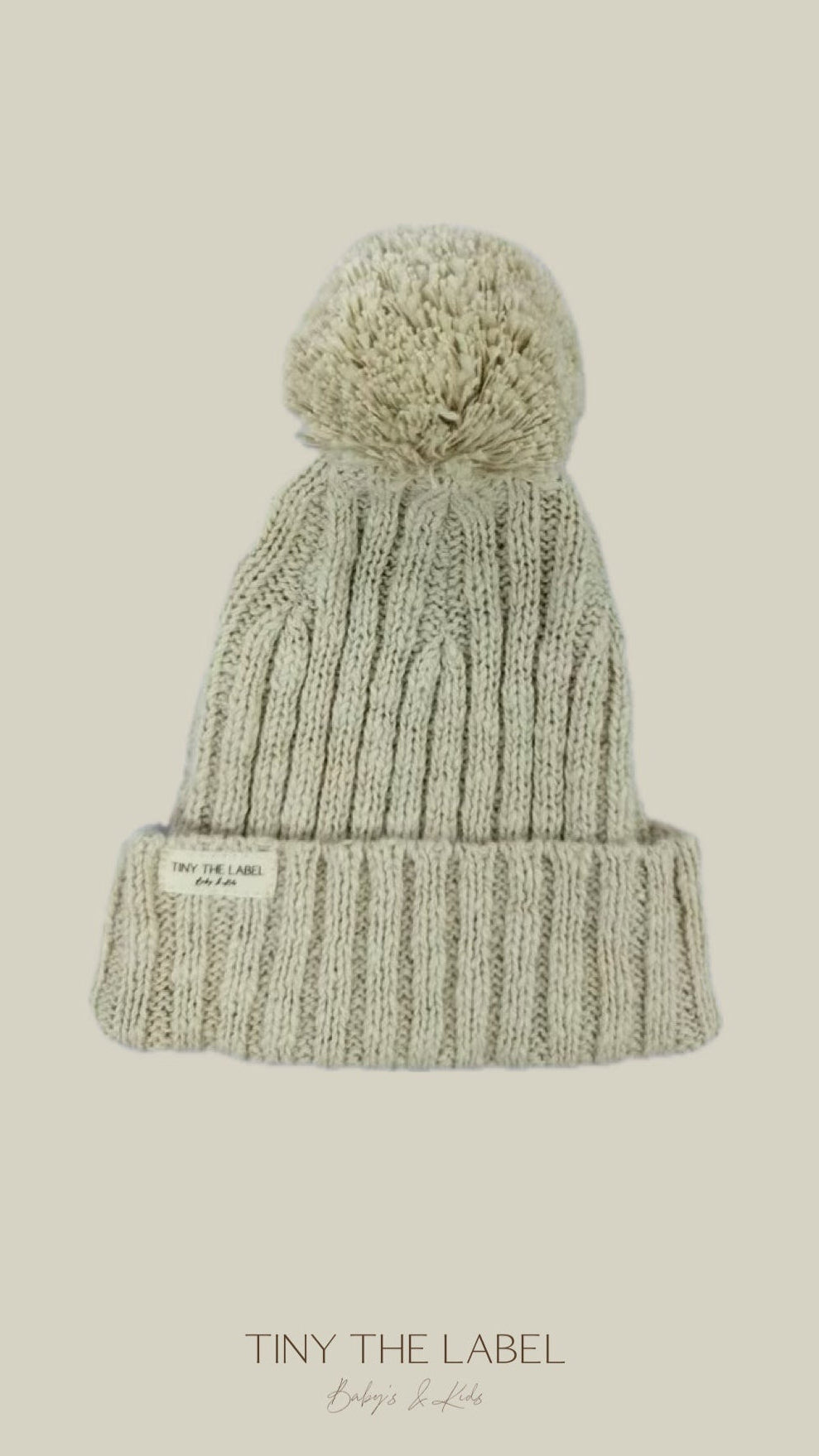 NEWBORN BABYMUTS Baby Coco (met PomPom)